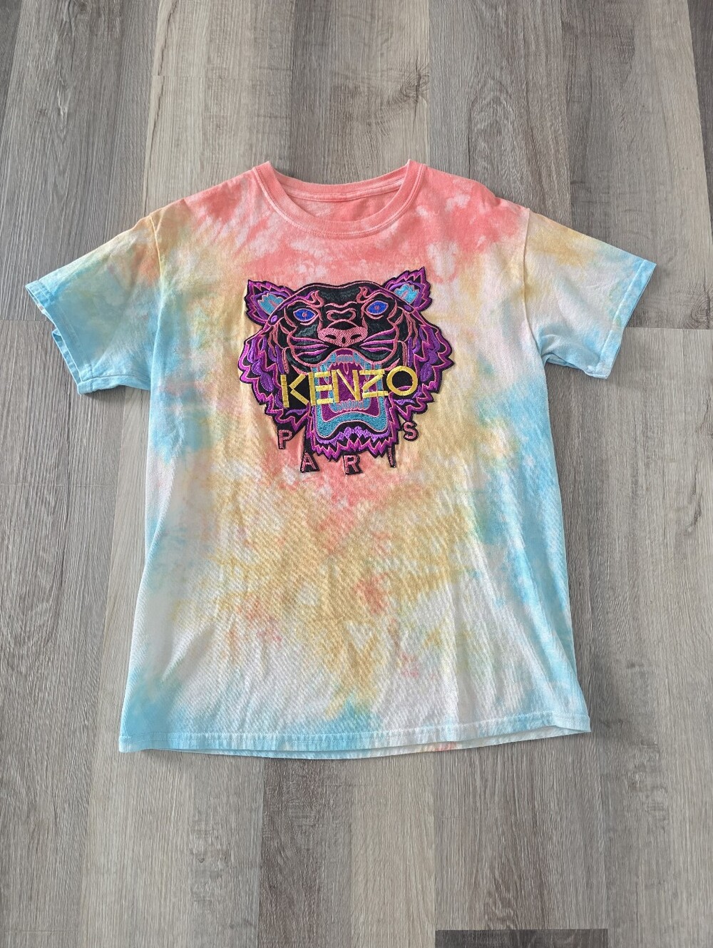 Kenzo Women's Luxury Multicolors T-Shirt Size L